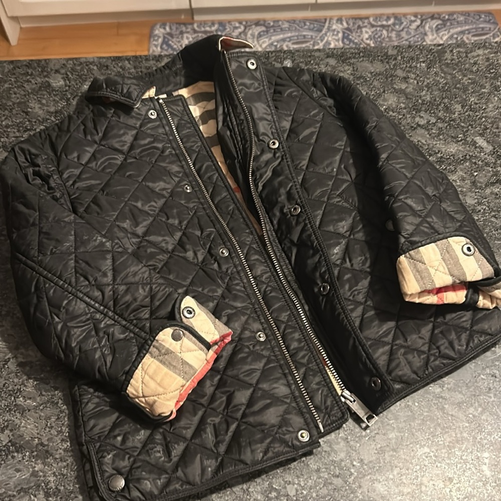 ๐ฆ Burberry Toddler Nova Check Quilted Jacket